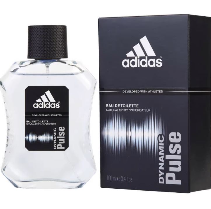 Adidas Dynamic Pulse Eau De Toilette Spray For Men 3.4 oz 100 ml