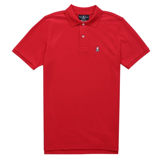 Psycho Bunny Men's Classic Polo Red Spice