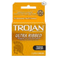 Trojan Stimulations Ultra Ribbed Lubricated Condom "6-PACK"