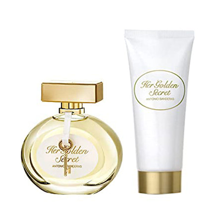 Antonio Banderas Her Golden Secret 2pc Gift Set EDT 2.7 oz Women