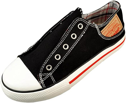Levi 's Terry Little Kids/Youth Negro Lona Sneakers