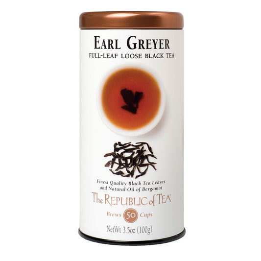 The Republic of Tea Earl Greyer Black Full-Leaf Tea - 50 Cups