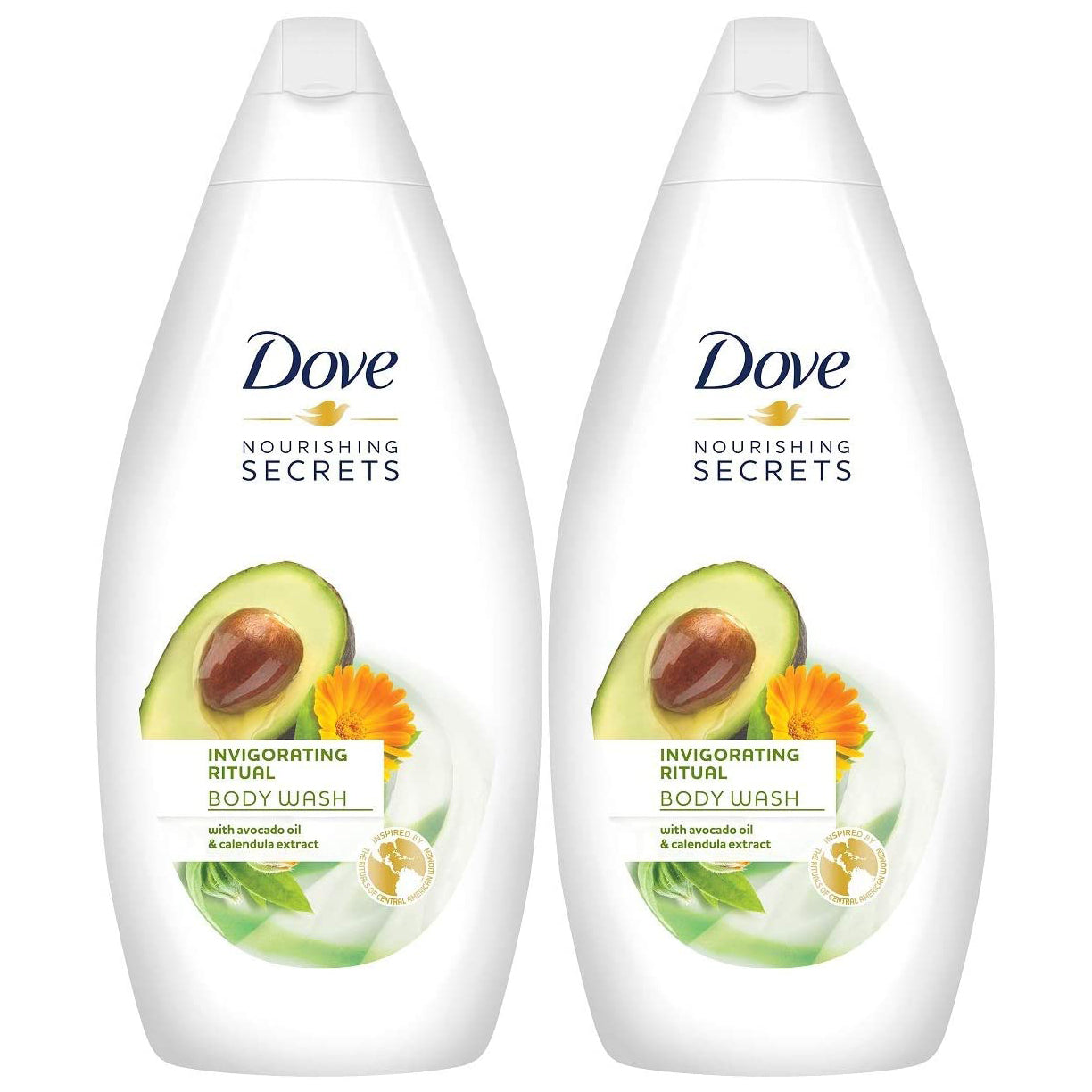 Dove Invigorating Ritual Body Wash 500 ml 16.9 oz "2-PACK"