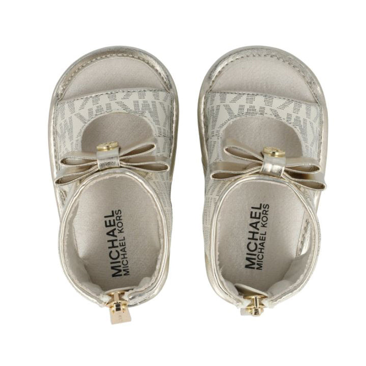 Michael Kors Tilly Dahnia 3 Baby Sandals Gold & Ivory