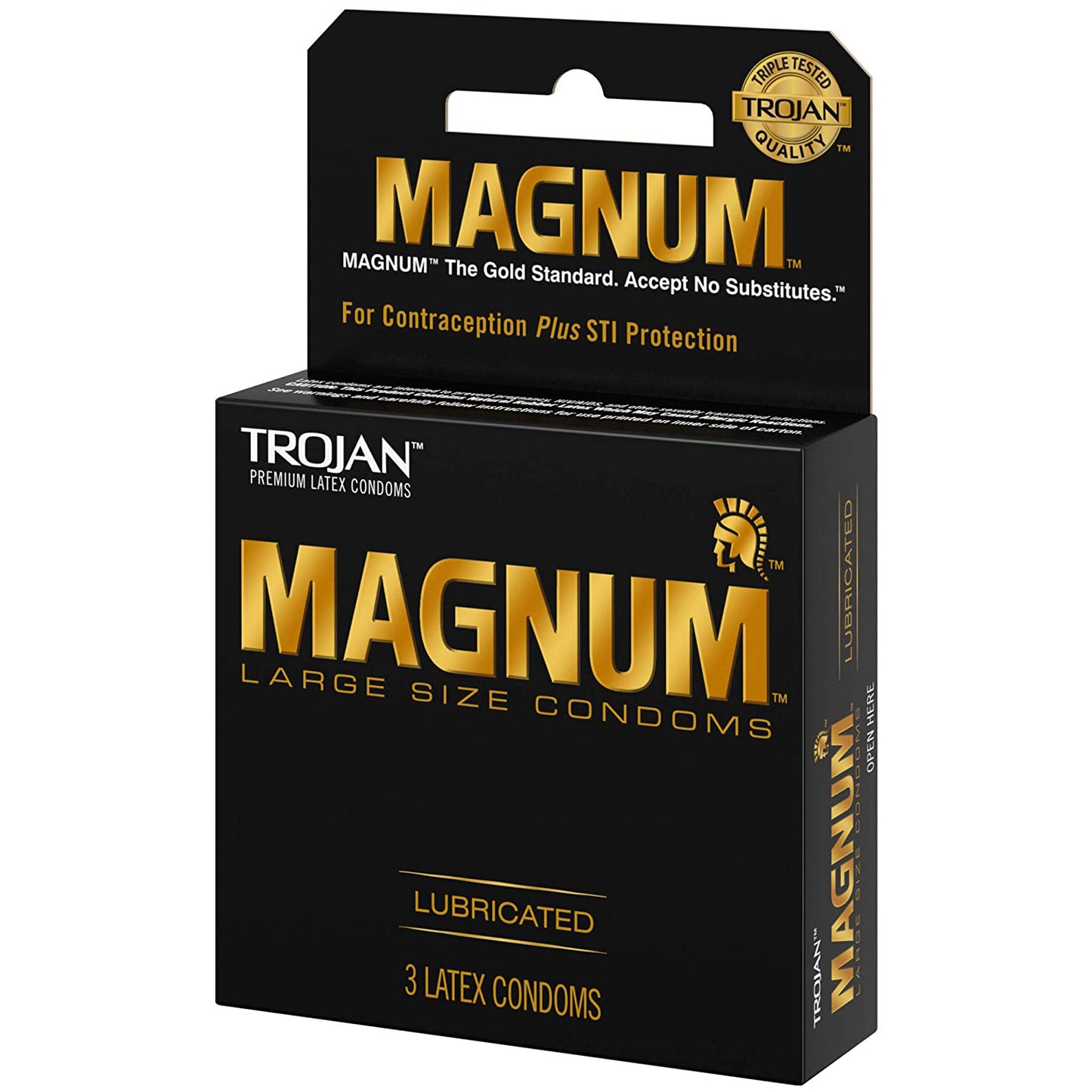 Trojan Magnum Large Size Lubricated Condoms "6-PACK"