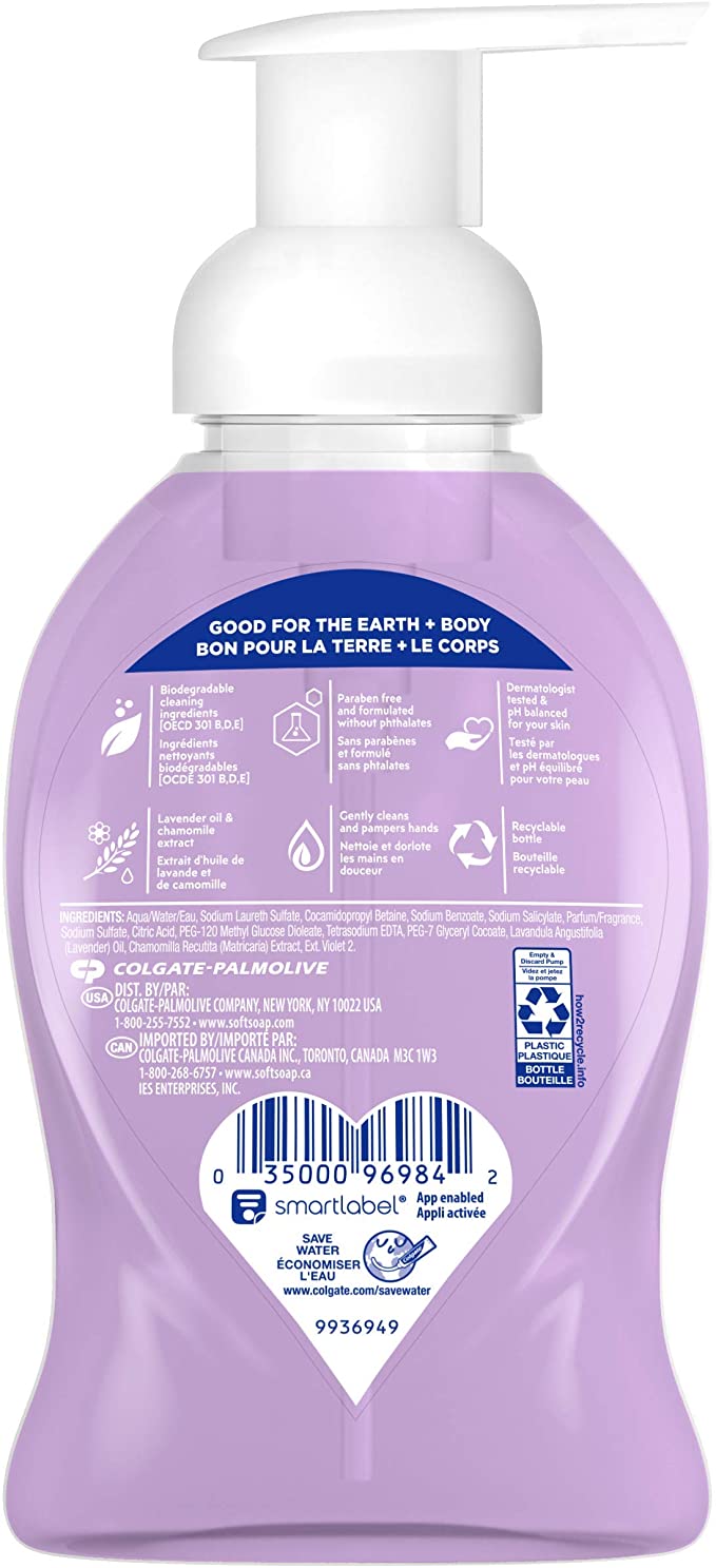 Softsoap Foaming Hand Soap, Lavender and Chamomile, 8.75 oz - 258 mL