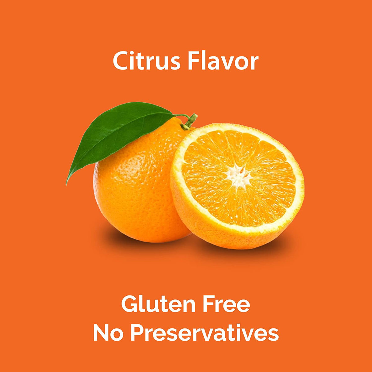 Fruitus Airborne Citrus Chewable Tablets 64 count - 1000mg of Vitamin C - Glut ...