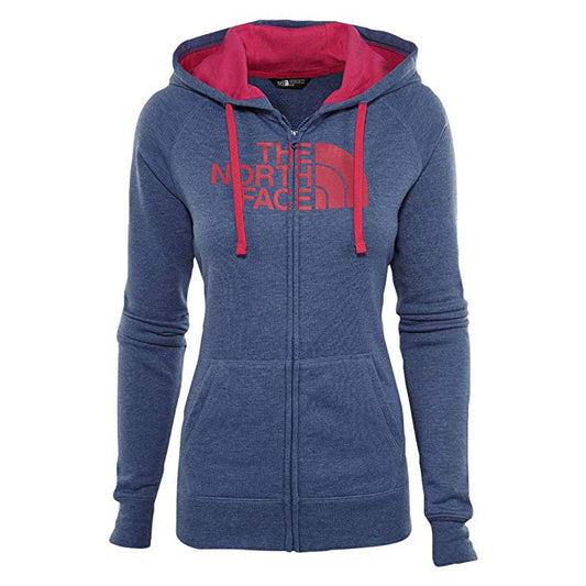 The North Face Women's Fave Pullover Hoodie Heather Grey/Rose Red – Rafaelos