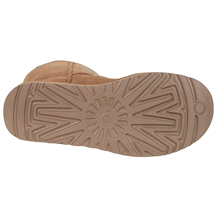 Ugg classic short sales rubber logo