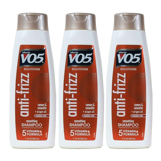 VO5 Anti-frizz Smoothing Shampoo with Argan Oil 11 Oz (Pack of 3)