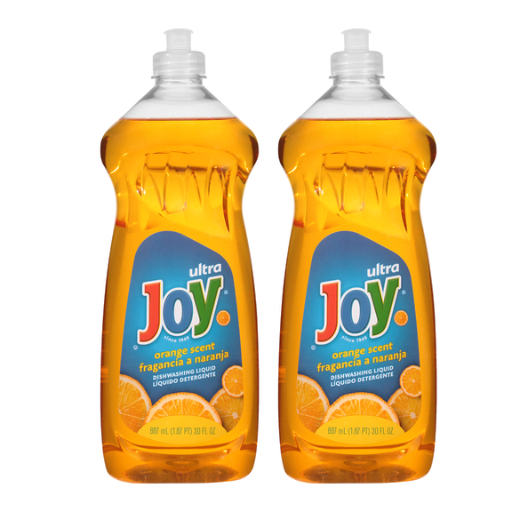 Joy Ultra Dishwashing Liquid Orange Scent 30 oz "2-PACK"
