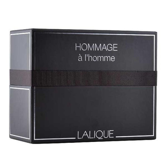 Lalique Hommage A L'Homme Gift Set 2 Pc  EDT 3.3 oz 100 ml