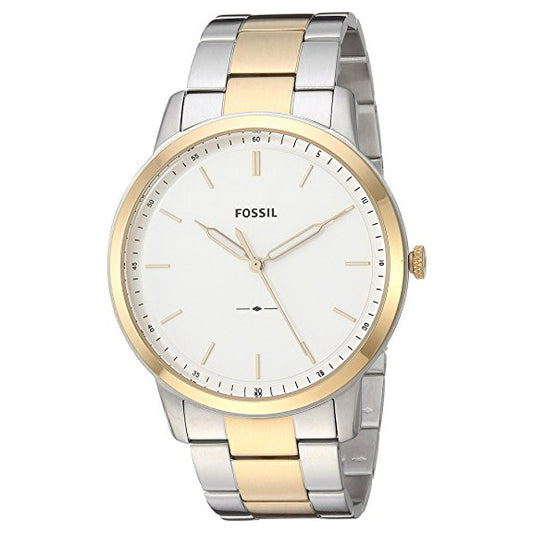Fossil The Minimalist 3H Quartz Stainless Steel Casual Watch Silver (FS5441) Men