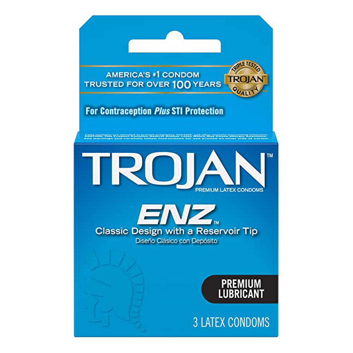 Trojan Enz Condoms Lubricated Latex "6-PACK"