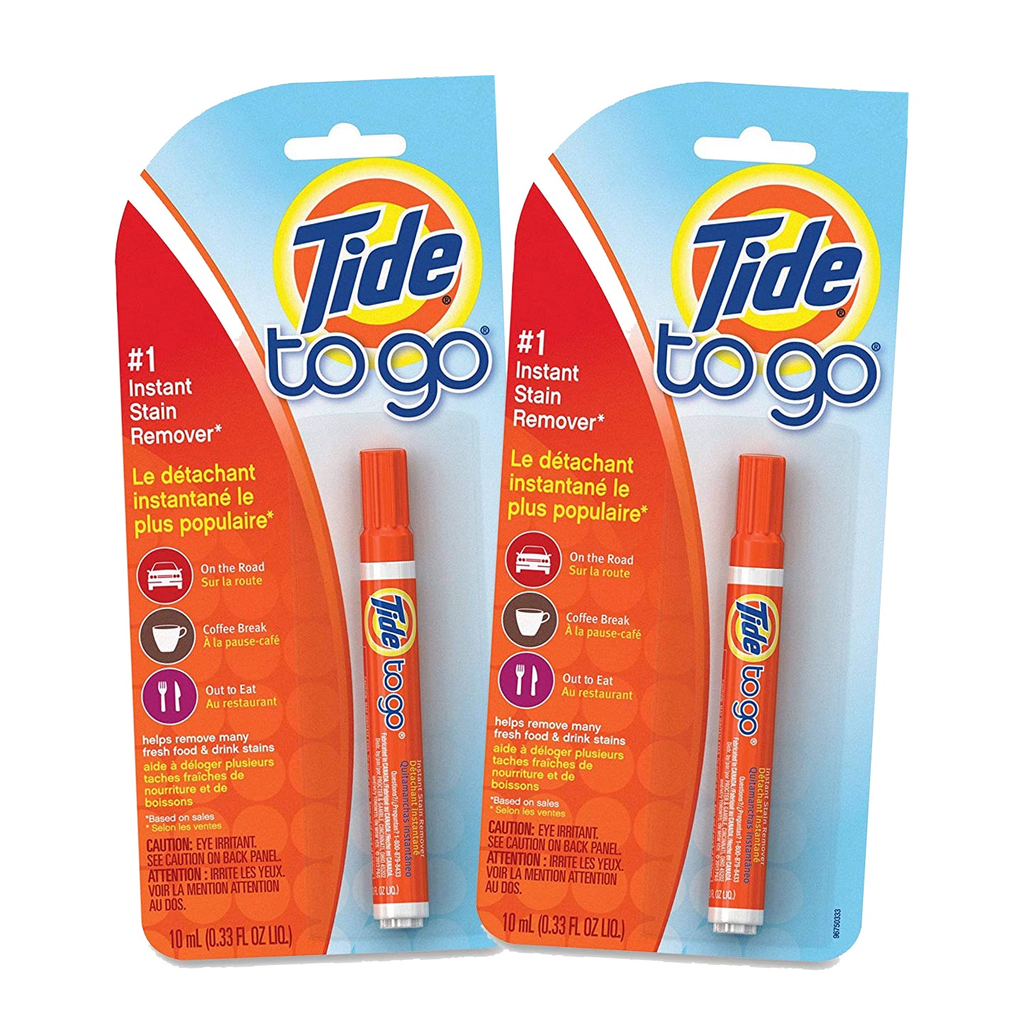 Tide To Go Stain Remover Pen "2-PACK"