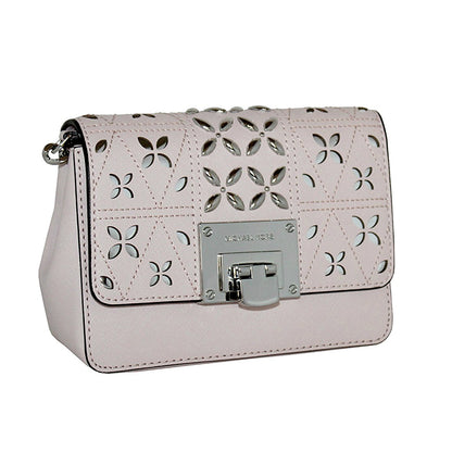 Michael Kors Women's Tina Small Clutch Cross Body Leather Handbag (35S8ST4C5T)