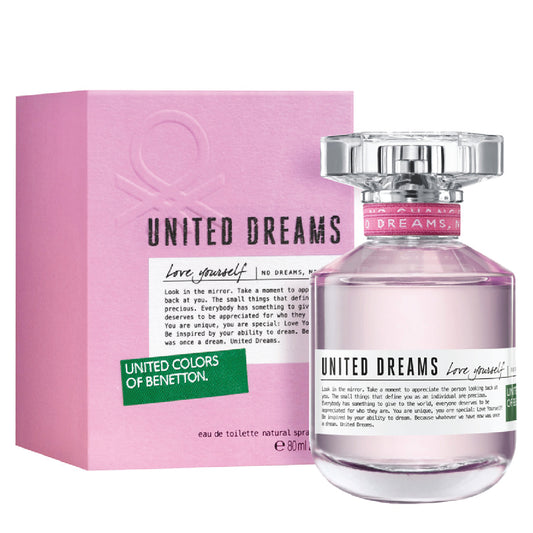 Benetton United Dreams Love Yourself EDT 2.7 oz Women 80 ml