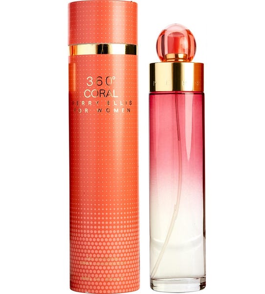 360 Coral EDP 3.4 fl oz 100 ml Women By Perry Ellis