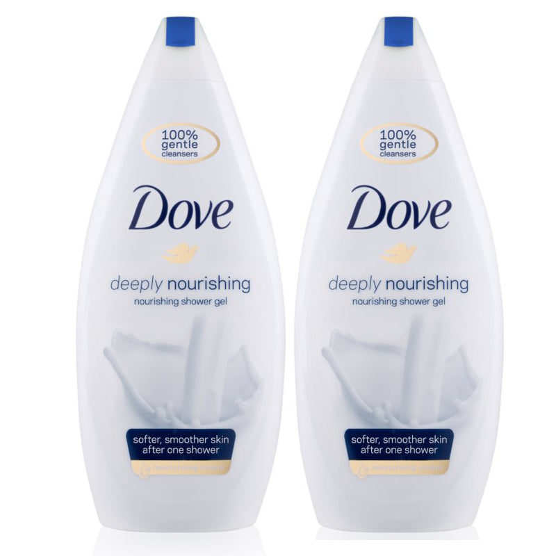 Dove Deeply Nourishing Body Wash 750 ml "2-PACK" (Huge Size)