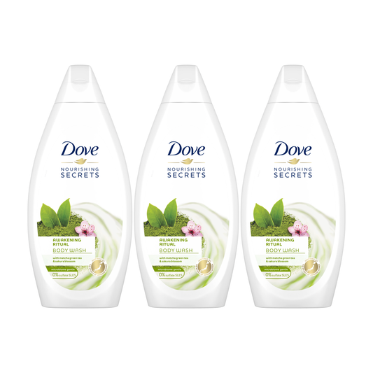 Dove Body Wash Awakening Ritual Matcha and Sakura flower 500 ml "3-PACK"