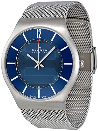 Skagen Men's 833XLSSN1 Denmark Blue Dial Watch (833XLSSN1)