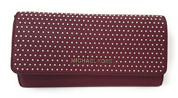 Michael Kors Jet Set Extra-small Saffiano Leather Chain Card Case In Brown  | ModeSens