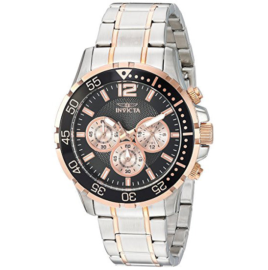 Invicta Men's 'Specialty' Quartz Stainless Steel Casual Watch, Color:Two Tone (23667)