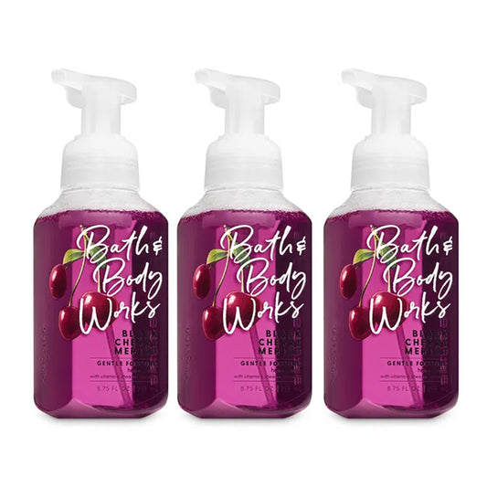 Bath & Body Works Hand Soap Foam Black Cherry Merlot 8.75 oz 259 ml "3-PACK"