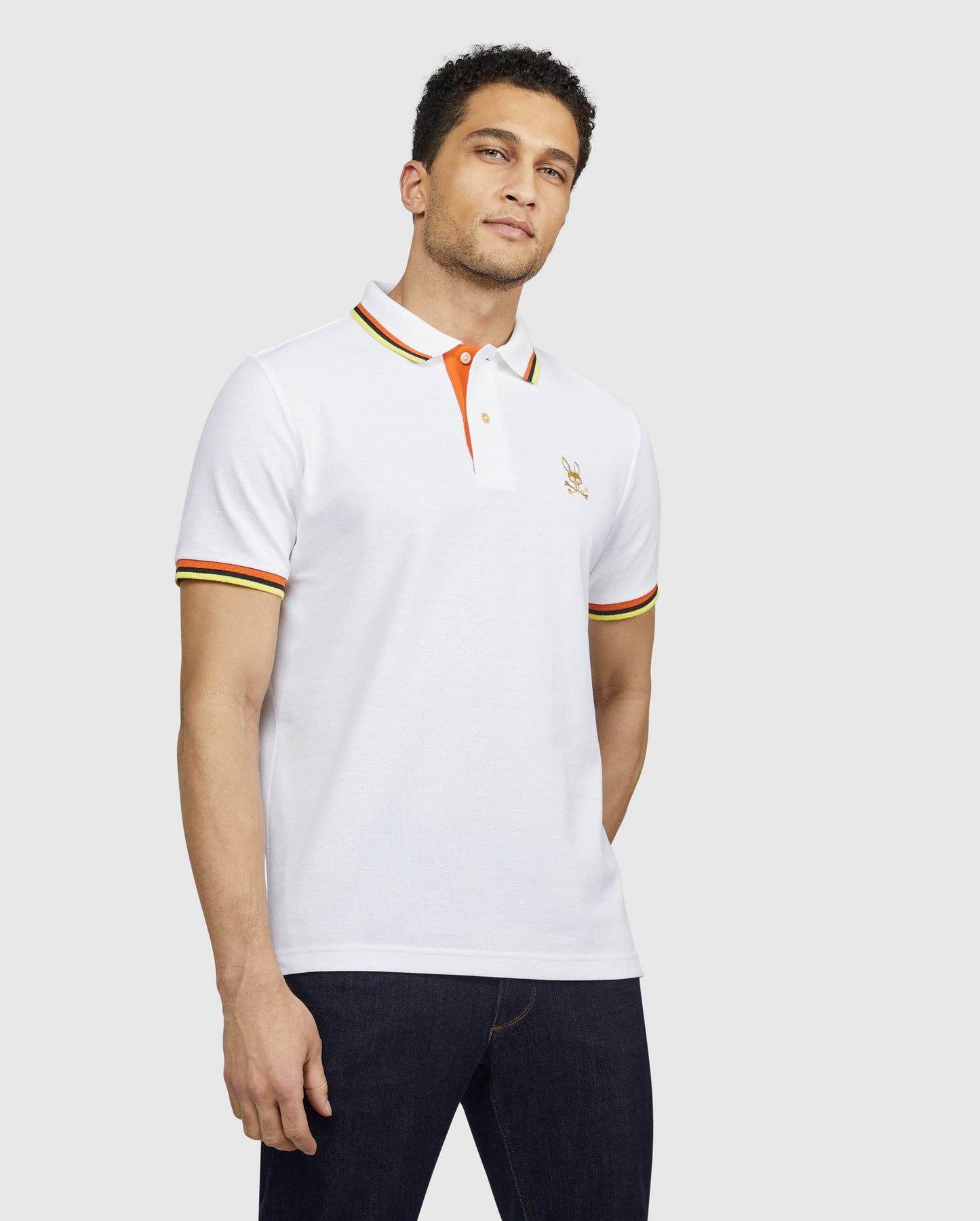 Psycho Bunny Men's St Barts Polo White