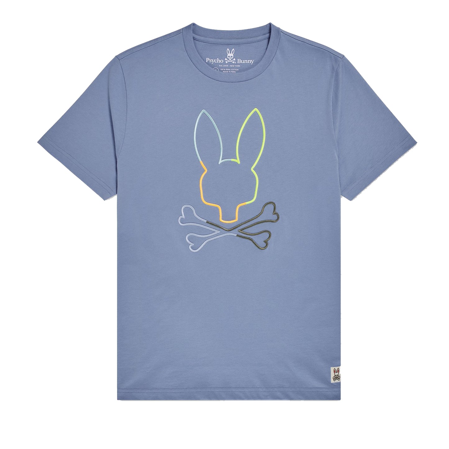 Psycho Bunny Men's Sheffield Tee Lapis Blue