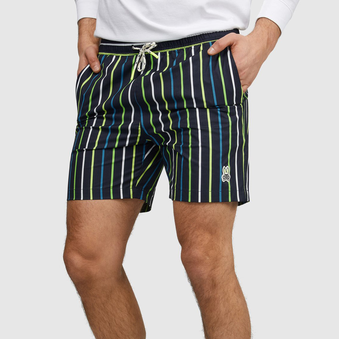 Psycho Bunny Men's Avondale Swim Trunk Navy