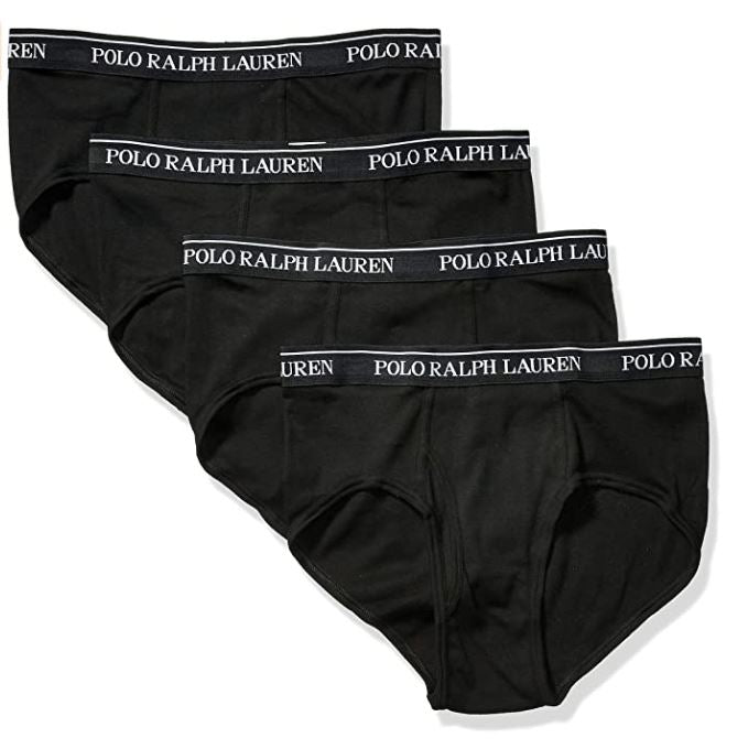 Polo Ralph Lauren Men's Classic Fit Briefs Black "4-PACK"