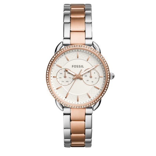 Fossil Women's Tailor Multifunction Two‑Tone Watch (ES4396)