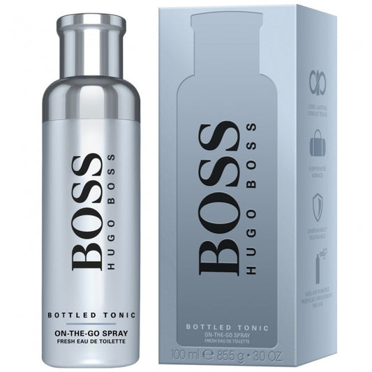Hugo Boss Boss Bottled Tonic On-The-Go Spray Eau De Toilette 100ml 3.0 oz