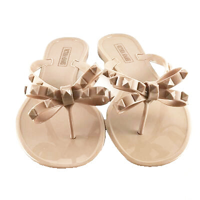 Victoria Adames Valencia Matching Jelly Sandal Nude