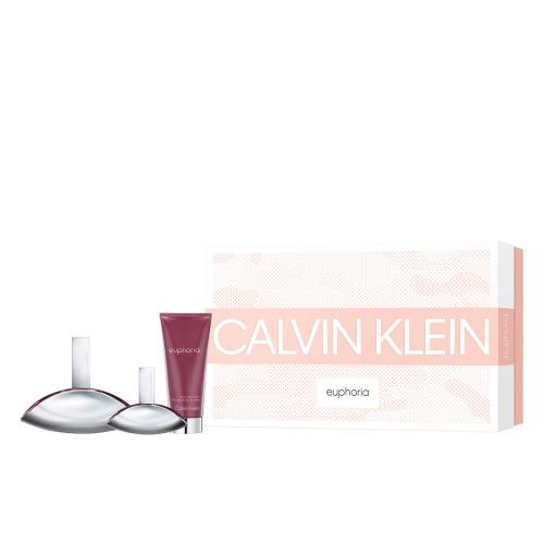 Calvin Klein Euphoria 3PC Gift Set Eau de Parfum 3.4 oz Women