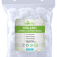 Sky Organics Organic Cotton Balls, 60 Count (Pack of 2)