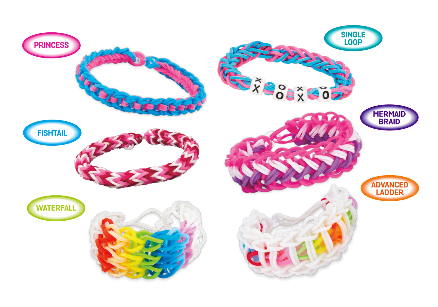 Cra-Z-Art Be Inspired Cra-Z-Loom 3 in 1 Rubber Band Bracelet Extravaganza