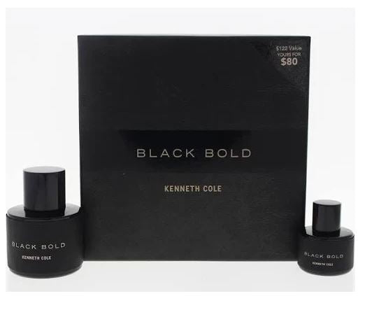Kenneth Cole Black Bold EDP 3.4 oz 100 ml Gift Set Men