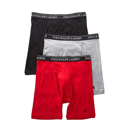 Polo Ralph Lauren Classic Fit Boxer Brief Andover/Red/Black (RCLBP3 RHD)