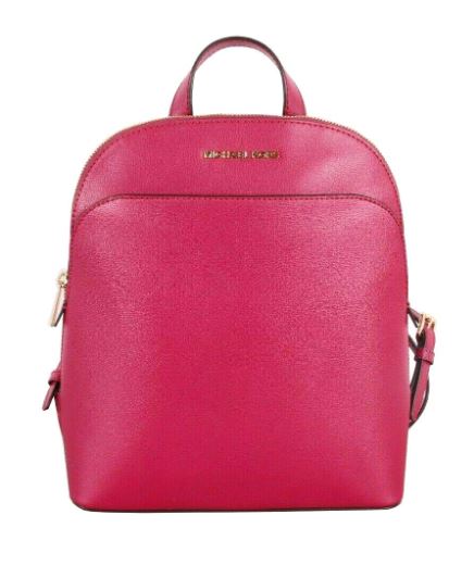 Michael Kors Emmy Large Cherry Leather Backpack