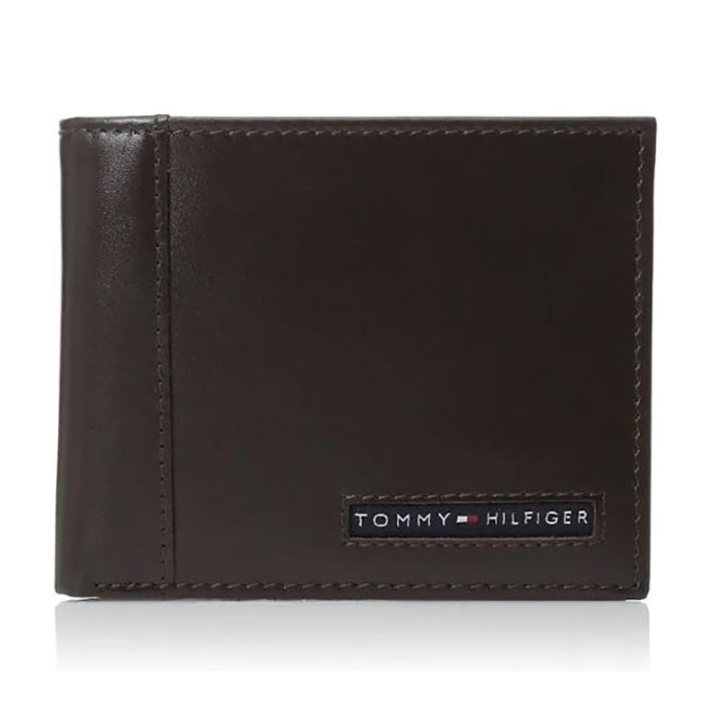 Tommy Hilfiger Men's Leather Cambridge Billfold Passcase Wallet (31TL2 ...