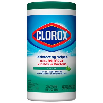 Clorox Fresh Scent Disinfecting Wipes - Fresh 75 Wet Wipes
