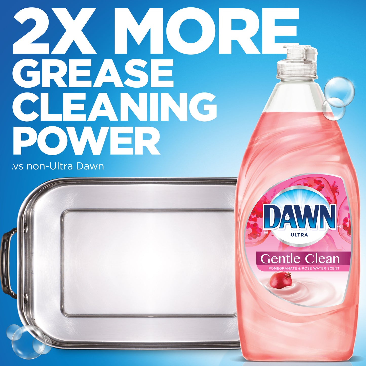 Dawn Ultra Liquid Dish Soap, Pomegranate & Rose Water Scent, 24 fl oz