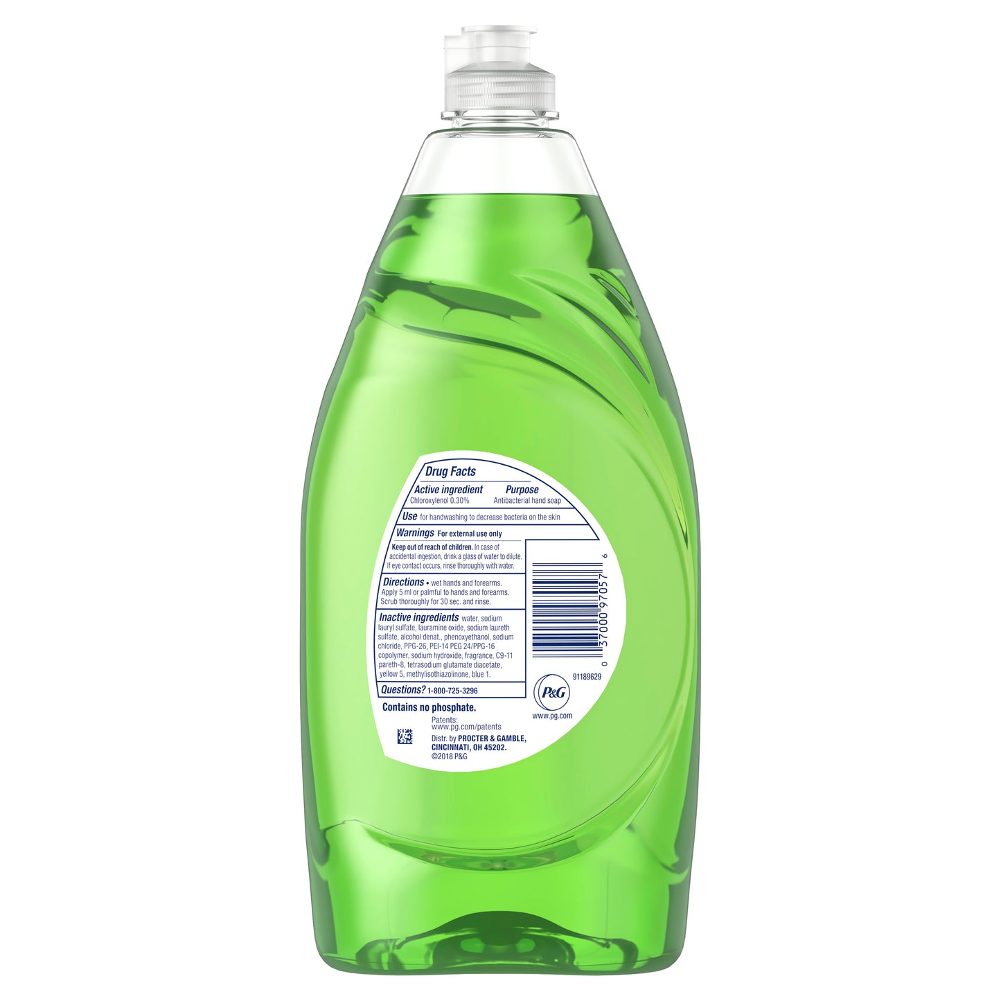 Dawn Ultra Antibacterial Hand Soap, Dishwashing Liquid Dish Soap, Apple Blossom Scent, 28 fl oz