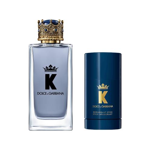 Dolce Gabbana King Gift Set EDT 3.3 oz Deodorant Stick 2.6 oz