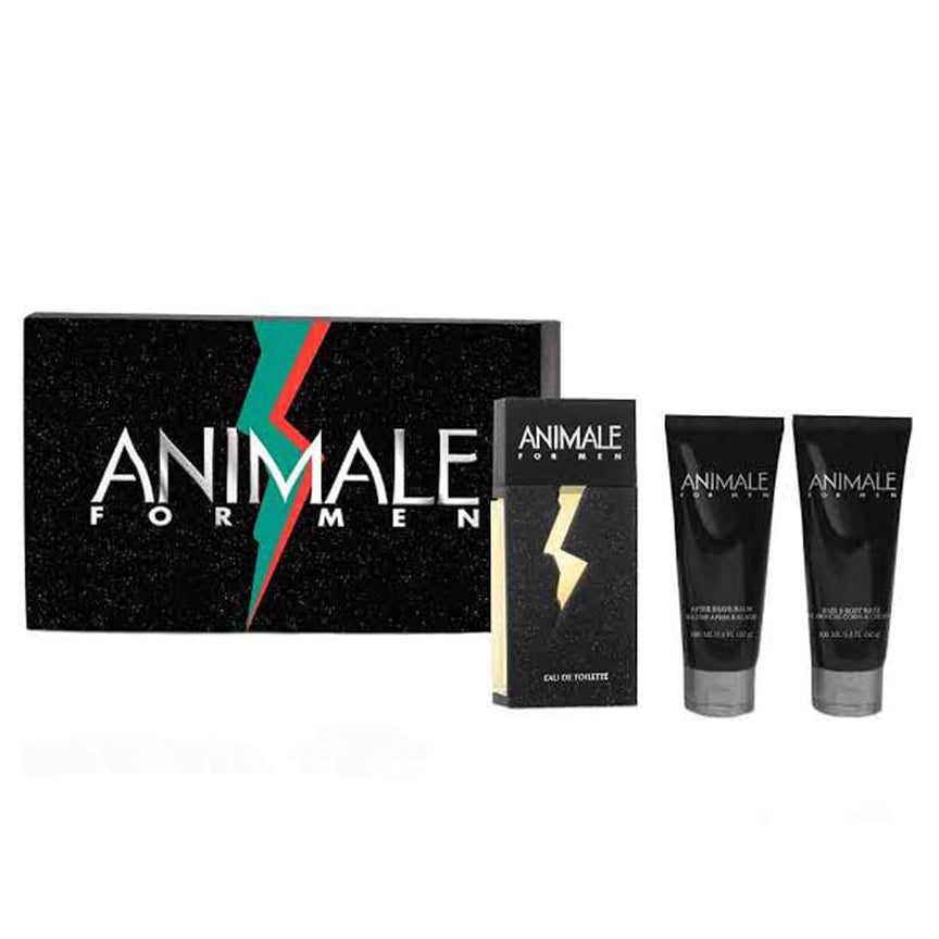 Animale for Men 3 pc Gift Set EDT 3.3 oz