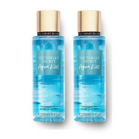 Victoria's Secret Aqua Kiss Fragrance Mist 8.4 oz "2-PACK"