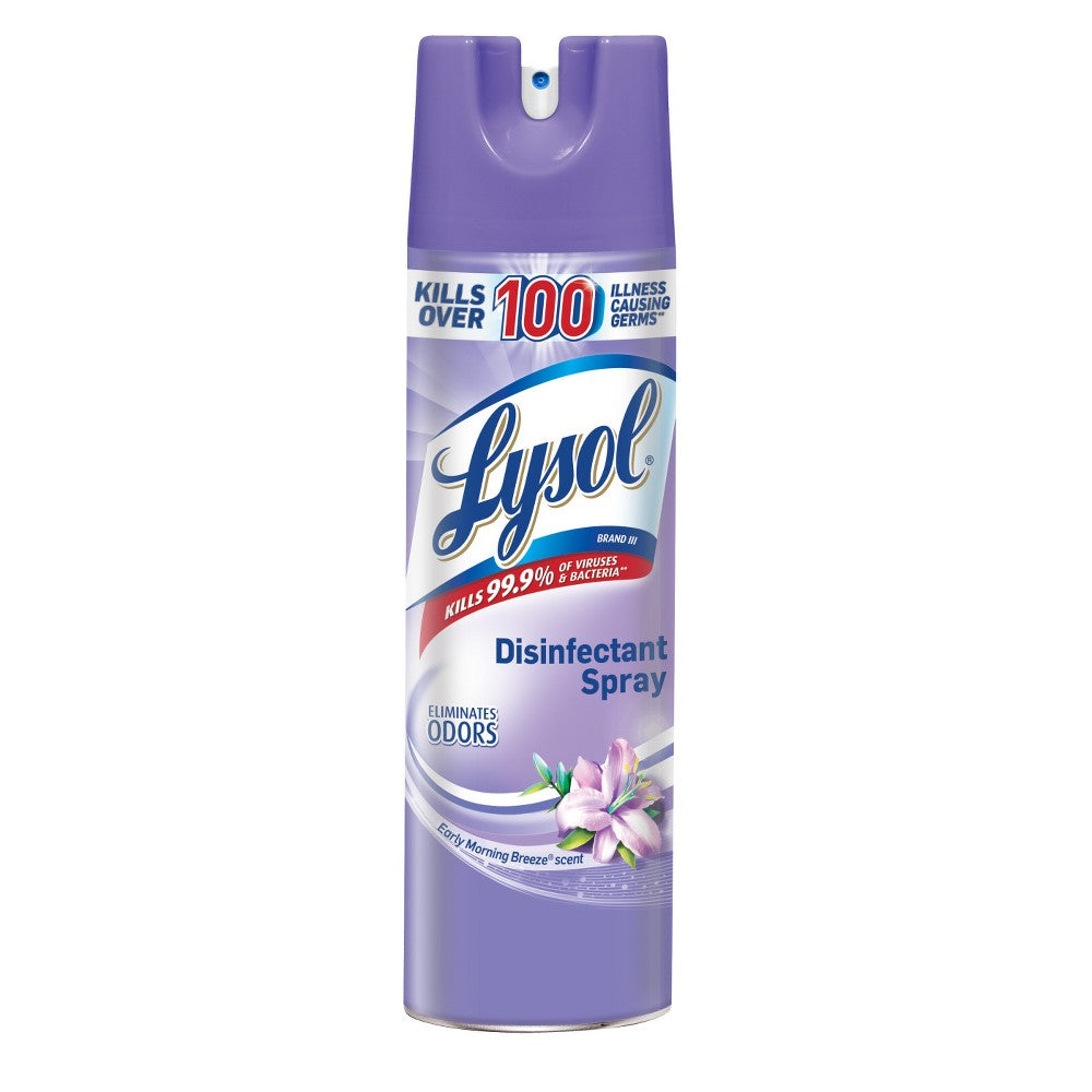 Lysol Disinfectant Spray Early Morning Breeze Scent 19 oz