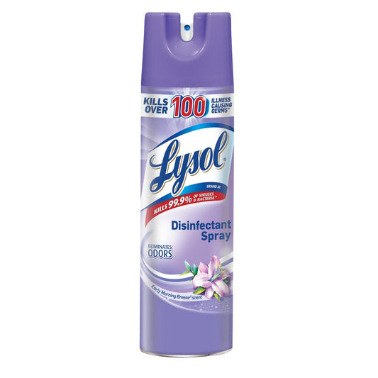 Lysol Disinfectant Spray Early Morning Breeze Scent 19 oz